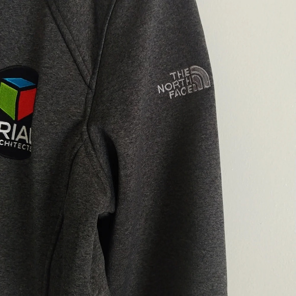 The North Face Windwall womens jacket Large Gray full zip - Picture 2 of 10